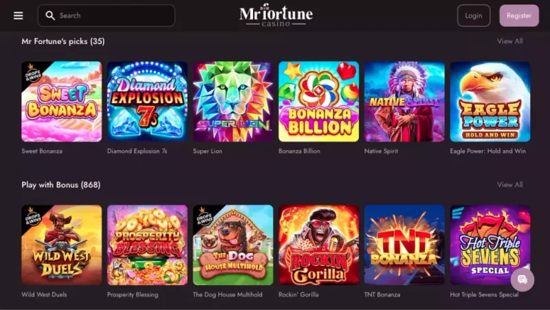 Mr Fortune Casino Mobile Experience